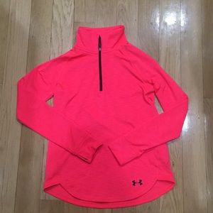 Girls Under Armour pink sweatshirt